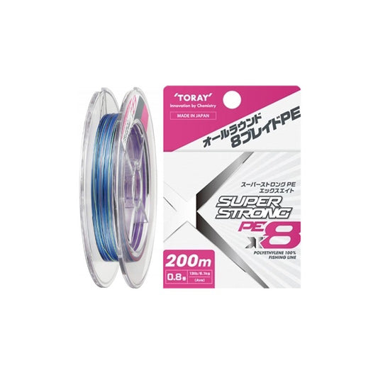 Toray - Light Cast Braid - Super Strong X8 (200m spool)