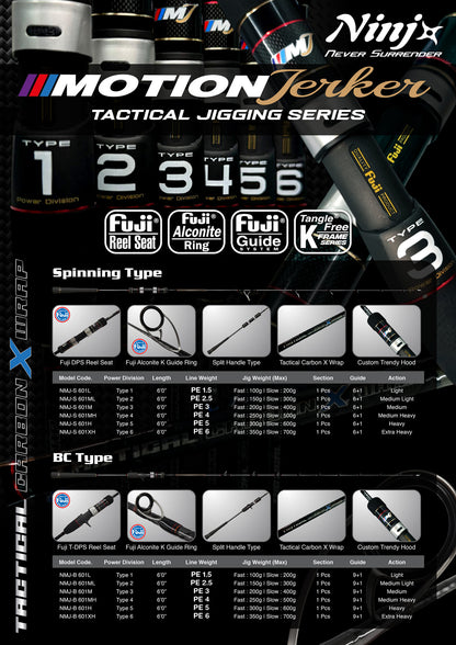 Ninja - Jigging Rod - Motion Jerker